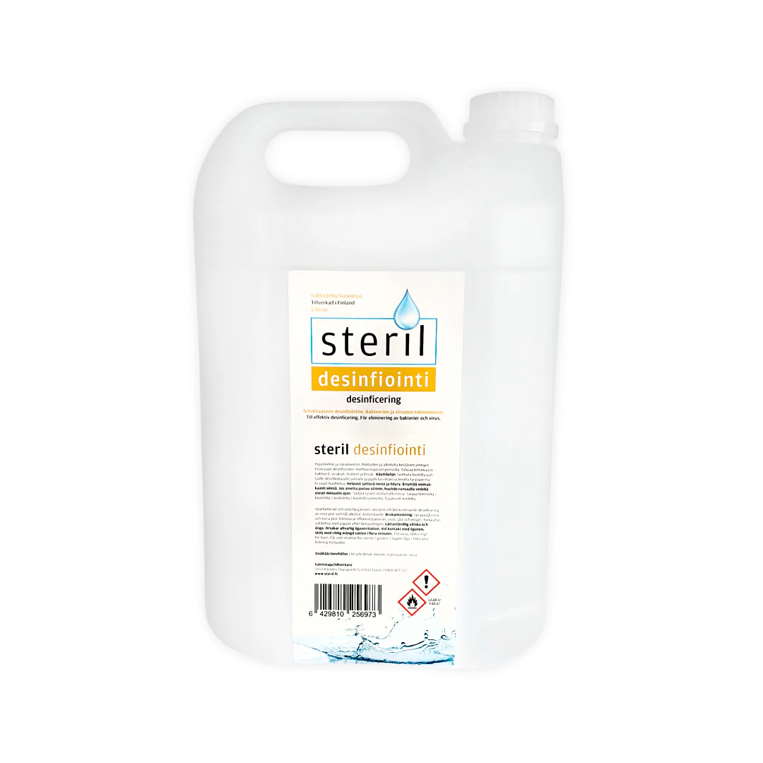 Steril desinfiointikanisteri